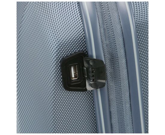 Чемодан Titan Xenon 19 Bluestone S USB (Ti849406-25), изображение 8 Чемодан Titan Xenon 19 Bluestone S USB (Ti849406-25), изображение 8