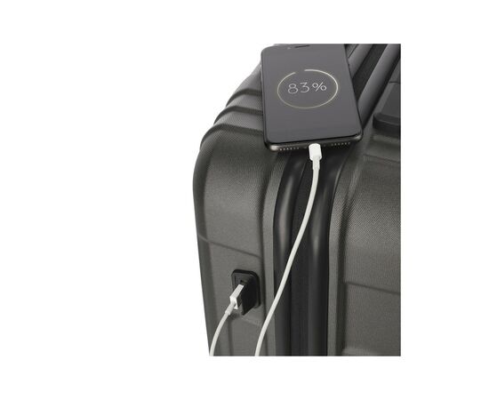 Чемодан Titan X-RAY Pro Atomic Steel S USB (Ti700926-85), изображение 6 Чемодан Titan X-RAY Pro Atomic Steel S USB (Ti700926-85), изображение 6