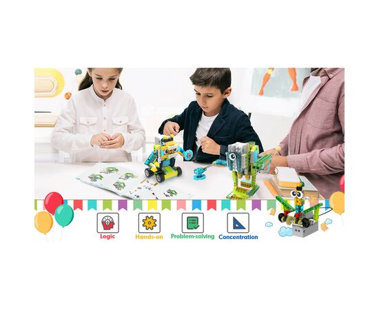 Конструктор Makerzoid Machinist Building Block (MKZ-EC-MCT), изображение 7 Конструктор Makerzoid Machinist Building Block (MKZ-EC-MCT), изображение 7