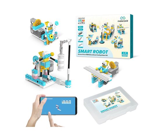 Конструктор Makerzoid Smart Robot Standard (MKZ-PF-SD), изображение 2 Конструктор Makerzoid Smart Robot Standard (MKZ-PF-SD), изображение 2