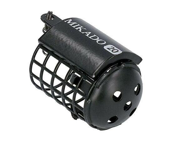Годівниця Mikado Feeder Round 25х30 мм Bottom 20 г Black (AMKZ-07-20-B)