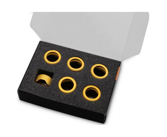 Фитинг для СВО Ekwb EK-Quantum Torque Compression Ring 6-Pack HDC 16 - Satin Gold (3831109836163), изображение 5 Фитинг для СВО Ekwb EK-Quantum Torque Compression Ring 6-Pack HDC 16 - Satin Gold (3831109836163), изображение 5