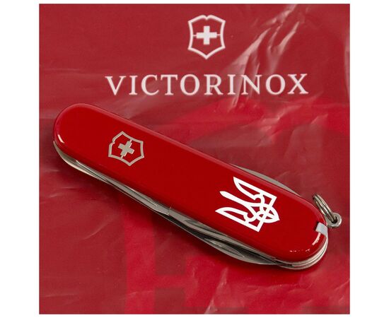 Нож Victorinox Camper Ukraine Red "Тризуб білий" (1.3613_T0010u), изображение 3