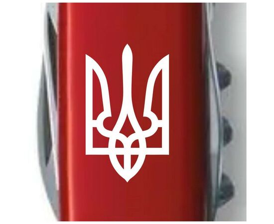 Нож Victorinox Camper Ukraine Red "Тризуб білий" (1.3613_T0010u), изображение 4