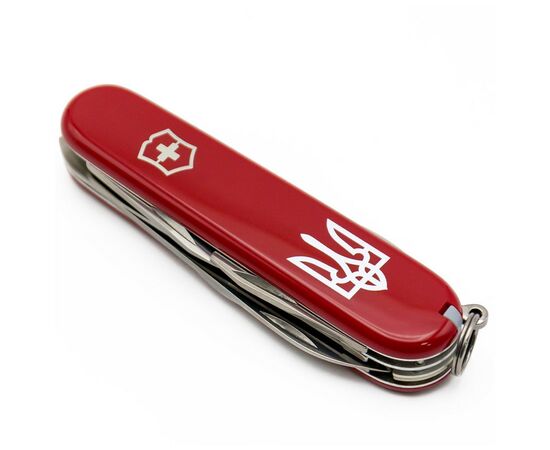 Нож Victorinox Camper Ukraine Red "Тризуб білий" (1.3613_T0010u), изображение 6