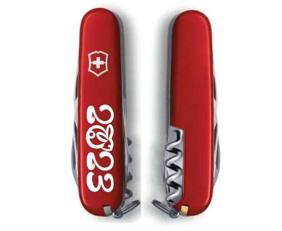 Ніж Victorinox Spartan Zodiac Red "Рік Кролика" (1.3603_Z2110u), зображення 2
