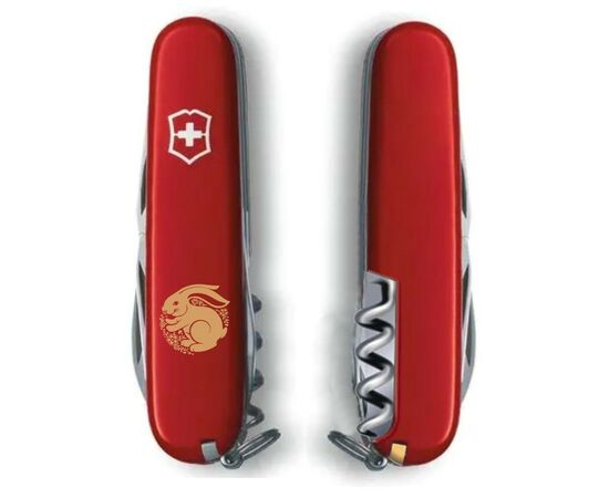 Нож Victorinox Spartan Zodiac Red "Щасливий Кролик" Bronze (1.3603_Z2165u), изображение 2