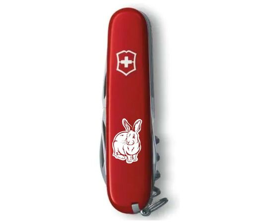 Нож Victorinox Spartan Zodiac Red "Водяний Кролик" (1.3603_Z2030u), изображение 4