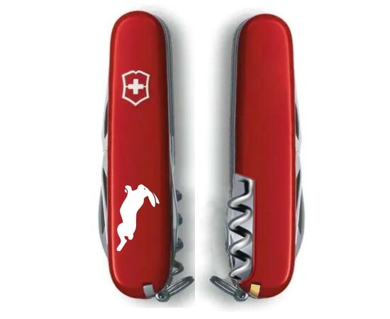 Нож Victorinox Spartan Zodiac Red "Шпаркий Кролик" (1.3603_Z2170u), изображение 2