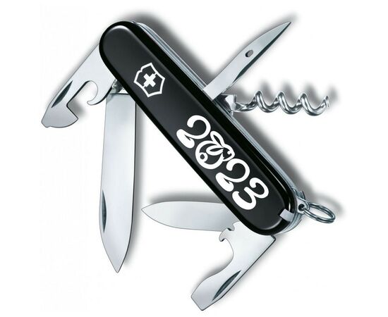 Нож Victorinox Spartan Zodiac Black "Рік Кролика" (1.3603.3_Z2110u)