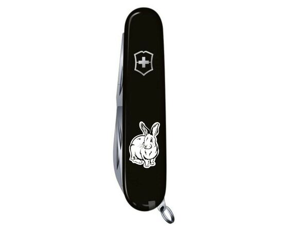 Нож Victorinox Spartan Zodiac Black "Водяний Кролик" (1.3603.3_Z2030u), изображение 4 Нож Victorinox Spartan Zodiac Black "Водяний Кролик" (1.3603.3_Z2030u), изображение 4