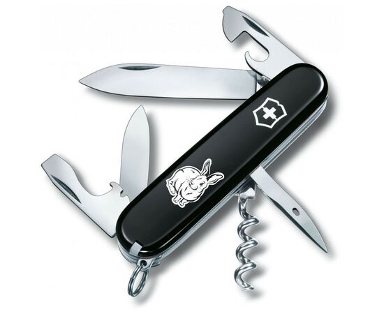 Нож Victorinox Spartan Zodiac Black "Водяний Кролик" (1.3603.3_Z2030u)