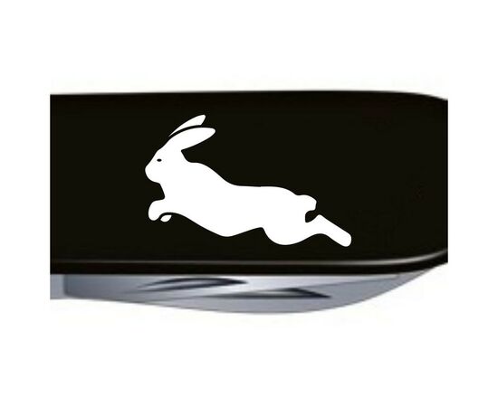 Нож Victorinox Spartan Zodiac Black "Шпаркий Кролик" (1.3603.3_Z2170u), изображение 3 Нож Victorinox Spartan Zodiac Black "Шпаркий Кролик" (1.3603.3_Z2170u), изображение 3