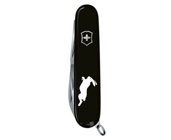 Нож Victorinox Spartan Zodiac Black "Шпаркий Кролик" (1.3603.3_Z2170u), изображение 4 Нож Victorinox Spartan Zodiac Black "Шпаркий Кролик" (1.3603.3_Z2170u), изображение 4