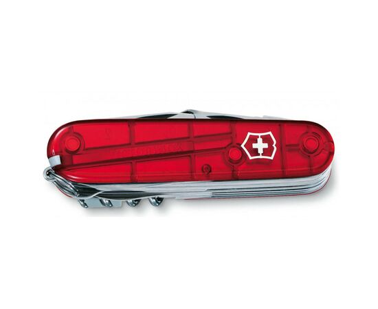 Нож Victorinox Swisschamp Transparent Red (1.6795.T), изображение 3 Нож Victorinox Swisschamp Transparent Red (1.6795.T), изображение 3