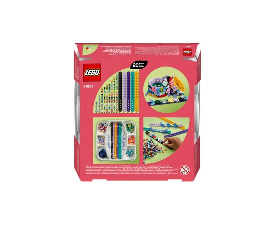 Конструктор LEGO DOTS Меганабір для створення браслетів 388 деталей (41807), зображення 9 Конструктор LEGO DOTS Меганабір для створення браслетів 388 деталей (41807), зображення 9