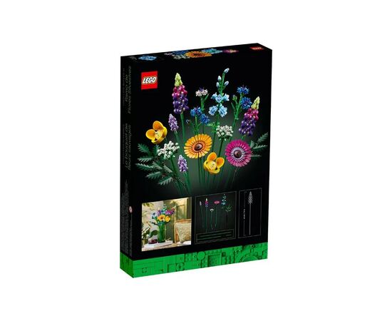 Конструктор LEGO Icons Букет полевых цветов 939 деталей (10313), изображение 10 Конструктор LEGO Icons Букет полевых цветов 939 деталей (10313), изображение 10