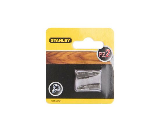 Набор бит Stanley Pozidriv, Pz2, L = 25 мм, 2 шт, блистер (STA61041)
