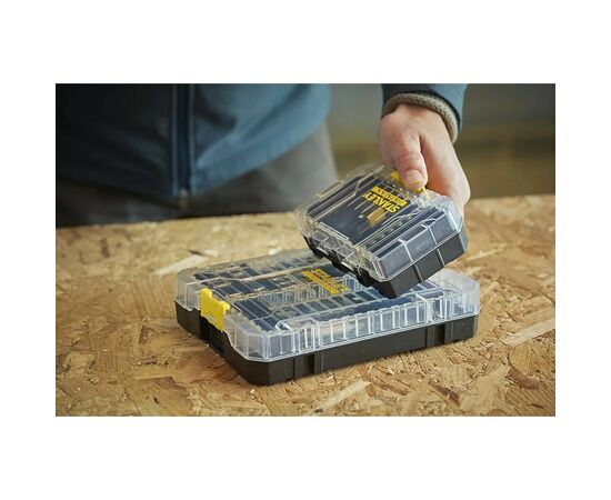 Набор сверл и бит Stanley FatMax, Phillips, Pozidriv, Torx, Pz1, Ph1, T20, L 25, 50 мм, 19 шт, кейс (STA88554), изображение 5