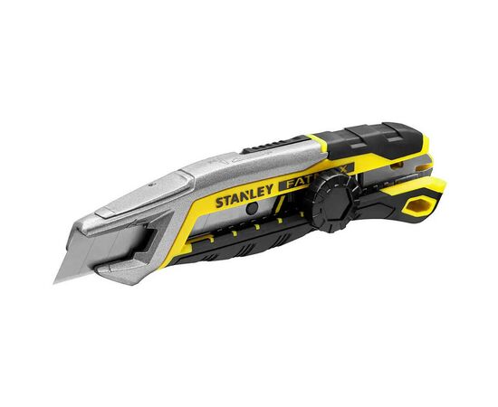 Ніж монтажний Stanley FatMax Integrated Snap Knife, сегментне лезо 18мм, L=165мм. (FMHT10592-0)