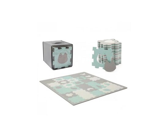 Детский коврик Kinderkraft Luno Shapes Mint 30 элементов (5902533919321), изображение 4 Детский коврик Kinderkraft Luno Shapes Mint 30 элементов (5902533919321), изображение 4