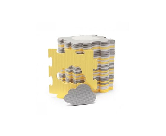 Детский коврик Kinderkraft Luno Shapes Yellow 30 элементов (5902533919338), изображение 3 Детский коврик Kinderkraft Luno Shapes Yellow 30 элементов (5902533919338), изображение 3