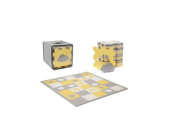 Детский коврик Kinderkraft Luno Shapes Yellow 30 элементов (5902533919338), изображение 5 Детский коврик Kinderkraft Luno Shapes Yellow 30 элементов (5902533919338), изображение 5
