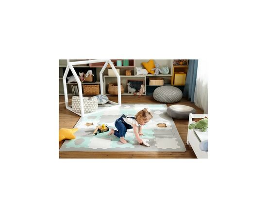 Детский коврик Kinderkraft Luno Shapes Yellow 30 элементов (5902533919338), изображение 7 Детский коврик Kinderkraft Luno Shapes Yellow 30 элементов (5902533919338), изображение 7