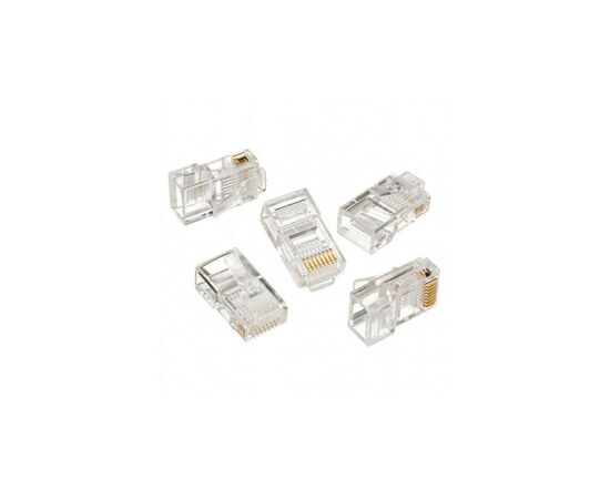 Коннектор RJ45 cat.5e UTP 8P8C * 100 (позолоч. конт.) Cablexpert (LC-8P8C-001/100)