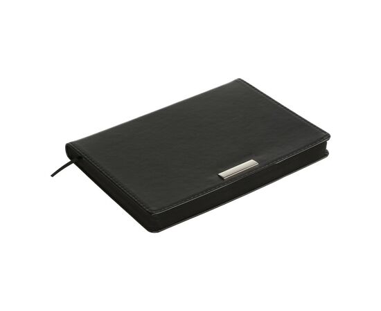 Еженедельник Buromax недатированный Salerno А5 из искусственной кожи на 288 страниц черный (BM.2026-01), изображение 2