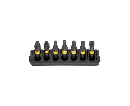Набор бит DeWALT в касете для Tough Case, FlexTorq, L 25 мм, Рh2,Pz2,Т20 2 шт,Т25 2 шт,Т30 (DT70810)