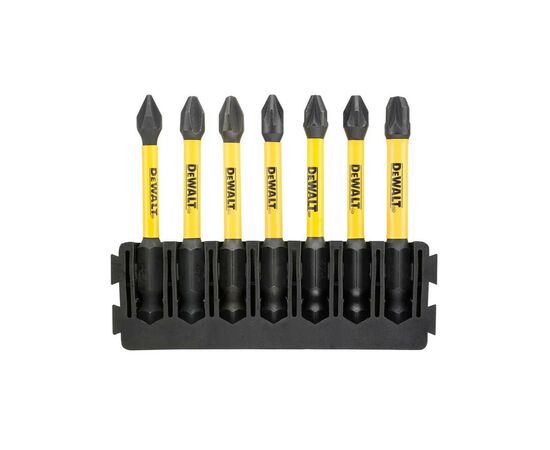 Набор бит DeWALT в касете для Tough Case, FlexTorq, L=57 мм, Рh1,Рh2-2шт,Рz1,Рz2-2шт.Рz3 (DT70819)