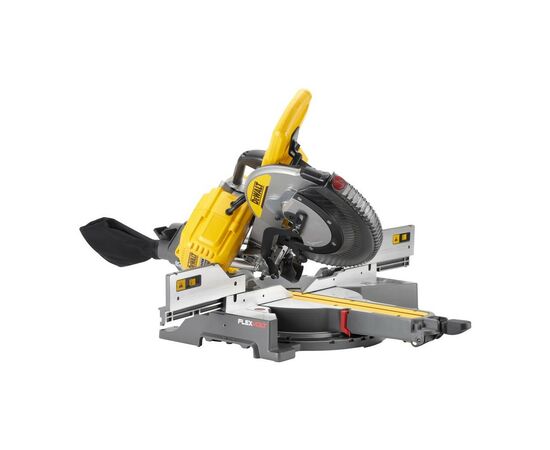 Торцовочная пила DeWALT 54В XR FLEXVOLT Li-Ion, диск 305х30 мм, XPS, 25.5 кг, 2x6Ah, БП (DHS780T2A), изображение 3 Торцовочная пила DeWALT 54В XR FLEXVOLT Li-Ion, диск 305х30 мм, XPS, 25.5 кг, 2x6Ah, БП (DHS780T2A), изображение 3