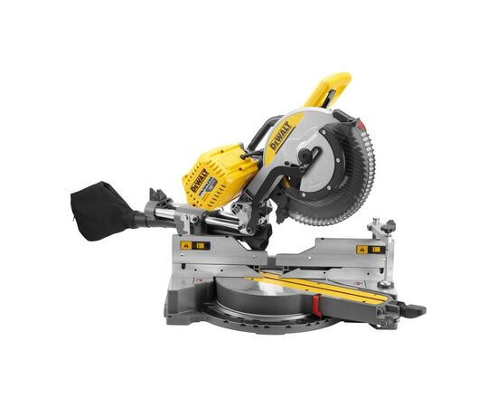 Торцовочная пила DeWALT 54В XR FLEXVOLT Li-Ion, диск 305х30 мм, XPS, 25.5 кг (без АКБ и ЗУ) (DHS780N), изображение 4 Торцовочная пила DeWALT 54В XR FLEXVOLT Li-Ion, диск 305х30 мм, XPS, 25.5 кг (без АКБ и ЗУ) (DHS780N), изображение 4