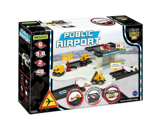 Игровой набор Wader Play Tracks City – аэропорт (53550)