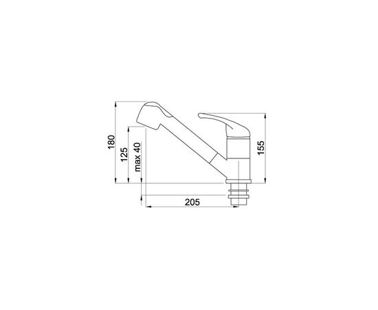 Смеситель Elleci Venere titanium 73, изображение 4