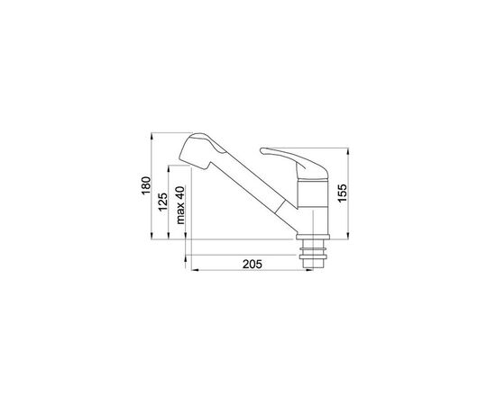 Смеситель Elleci Venere titano 68, изображение 2 Смеситель Elleci Venere titano 68, изображение 2