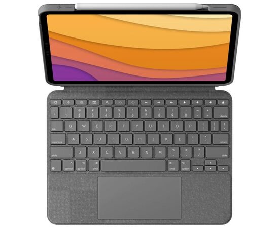 Чехол для планшета Logitech Combo Touch for iPad Air (4th, 5th generation) - GREY - US (L920-010272), изображение 2 Чехол для планшета Logitech Combo Touch for iPad Air (4th, 5th generation) - GREY - US (L920-010272), изображение 2