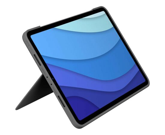 Чехол для планшета Logitech Combo Touch for iPad Pro 12.9-inch (5th generation) - GREY - UK (L920-010214), изображение 3 Чехол для планшета Logitech Combo Touch for iPad Pro 12.9-inch (5th generation) - GREY - UK (L920-010214), изображение 3