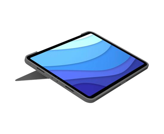 Чехол для планшета Logitech Combo Touch for iPad Pro 12.9-inch (5th generation) - GREY - UK (L920-010214), изображение 4 Чехол для планшета Logitech Combo Touch for iPad Pro 12.9-inch (5th generation) - GREY - UK (L920-010214), изображение 4