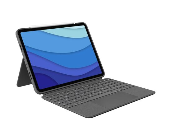 Чехол для планшета Logitech Combo Touch for iPad Pro 12.9-inch (5th generation) - GREY - UK (L920-010214)