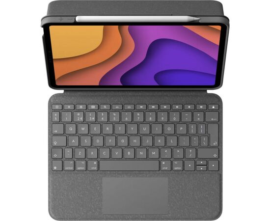 Чехол для планшета Logitech Folio Touch for iPad Air (4th gen) - OXFORD GREY - UK (L920-009968), изображение 2 Чехол для планшета Logitech Folio Touch for iPad Air (4th gen) - OXFORD GREY - UK (L920-009968), изображение 2