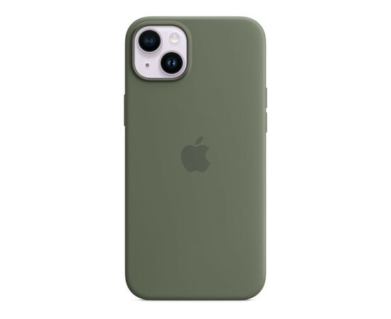 Чохол до мобільного телефона Apple iPhone 14 Plus Silicone Case with MagSafe - Olive,Model A2911 (MQUD3ZE/A), зображення 3 Чохол до мобільного телефона Apple iPhone 14 Plus Silicone Case with MagSafe - Olive,Model A2911 (MQUD3ZE/A), зображення 3