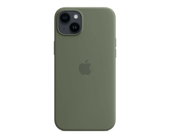 Чохол до мобільного телефона Apple iPhone 14 Plus Silicone Case with MagSafe - Olive,Model A2911 (MQUD3ZE/A), зображення 4 Чохол до мобільного телефона Apple iPhone 14 Plus Silicone Case with MagSafe - Olive,Model A2911 (MQUD3ZE/A), зображення 4