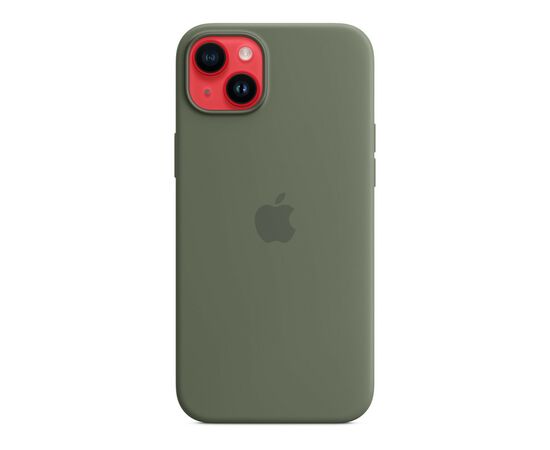 Чохол до мобільного телефона Apple iPhone 14 Plus Silicone Case with MagSafe - Olive,Model A2911 (MQUD3ZE/A), зображення 5 Чохол до мобільного телефона Apple iPhone 14 Plus Silicone Case with MagSafe - Olive,Model A2911 (MQUD3ZE/A), зображення 5