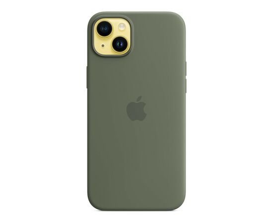 Чохол до мобільного телефона Apple iPhone 14 Plus Silicone Case with MagSafe - Olive,Model A2911 (MQUD3ZE/A), зображення 6 Чохол до мобільного телефона Apple iPhone 14 Plus Silicone Case with MagSafe - Olive,Model A2911 (MQUD3ZE/A), зображення 6