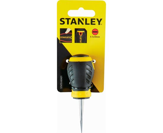 Отвертка Stanley ESSENTIAL, SL6.5 х 30 мм. (STHT0-60401), изображение 2 Отвертка Stanley ESSENTIAL, SL6.5 х 30 мм. (STHT0-60401), изображение 2