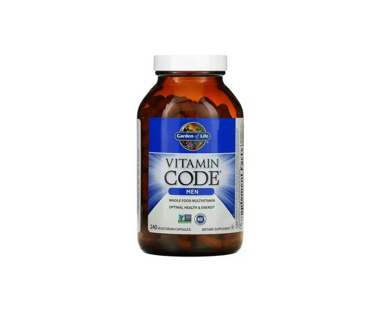 Витаминно-минеральный комплекс Garden of Life Мужские Мультивитамины из цельных продуктов, Vitamin Code, Wh (GOL-11419), изображение 3 Витаминно-минеральный комплекс Garden of Life Мужские Мультивитамины из цельных продуктов, Vitamin Code, Wh (GOL-11419), изображение 3