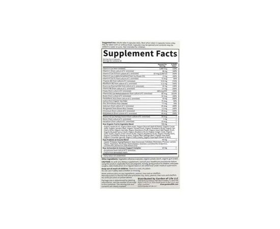 Мультивитамин Garden of Life Женские Мультивитамины 50+ из цельных продуктов, Vitamin Code (GOL-11418), изображение 2 Мультивитамин Garden of Life Женские Мультивитамины 50+ из цельных продуктов, Vitamin Code (GOL-11418), изображение 2