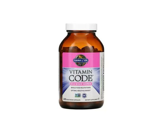 Мультивитамин Garden of Life Женские Мультивитамины 50+ из цельных продуктов, Vitamin Code (GOL-11418), изображение 3 Мультивитамин Garden of Life Женские Мультивитамины 50+ из цельных продуктов, Vitamin Code (GOL-11418), изображение 3